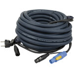 Dap - audio fp06 - schuko / xlr m - powercon / xlr f - dmx / alimentation 20 m - cbles hybrides