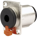 Châssis jack dap - audio - verrouillable - femelle boîtier en nickel - connecteurs jack Châssis jack dap - audio - verrouillable - femelle boîtier en nickel - connecteurs jack