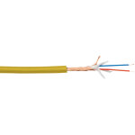 Cble micro / ligne dap - audio mc - 216 jaune - 100 m sur bobine - cbles pour microphone