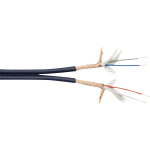 Cble double ligne dap - audio mcd - 224 - 100 m sur bobine - cbles multicore