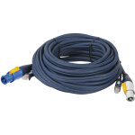 Dap - audio powercon / rj45 - powercon / rj45 - donn�es / alimentation 0, 5 m - c�bles hybrides