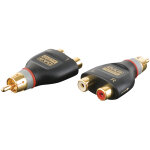 Dap - audio xga38 - 2 x rca / f vers rca / m - avec 2 r�sistances de 10 kilo - ohms - rca / cinch connecteurs ...