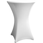 Dekotopia couverture budgétaire pour les tables de bistrot / bar rondes 80 - 86 cm blanc - housses diverses ... Dekotopia couverture budgétaire pour les tables de bistrot / bar rondes 80 - 86 cm blanc - housses diverses ...