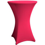 Dekotopia couvrir de tables rondes bistrot / bar 80 - 86cm bourgogne - housses diverses Dekotopia couvrir de tables rondes bistrot / bar 80 - 86cm bourgogne - housses diverses