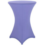 Dekotopia housse de table de bar lavande pour 70 - 75 cm de diam�tre stretch - housses diverses
