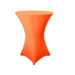 Dekotopia housse de table de bar orange pour 70 - 75 cm de diamètre stretch - housses diverses Dekotopia housse de table de bar orange pour 70 - 75 cm de diamètre stretch - housses diverses