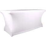 Dekotopia housse de table fermé dos blanc - housses diverses Dekotopia housse de table fermé dos blanc - housses diverses
