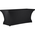 Dekotopia housse de table fermé dos noir - housses diverses Dekotopia housse de table fermé dos noir - housses diverses