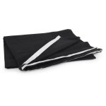 Dekotopia podium bardage molton noir, 200 x 20 cm - accessoires pour podiums