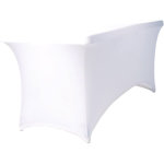 Dekotopia tableau couvercle �lastique bien ajust� 170 - 200cm blanc - housses diverses