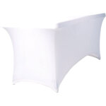 Dekotopia tableau couvercle lastique bien ajust 170 - 200cm blanc - housses diverses