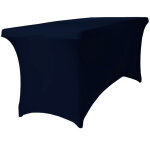 Dekotopia tableau couvercle �lastique bien ajust� 170 - 200cm noir - housses diverses