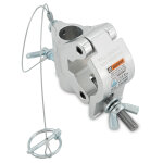 Demi - coupleurs riggatec - studio clamp large argent jusqu' 250kg (48 - 51mm), pour embout tv 28mm ...