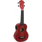 Dimavery uk - 100 ukull soprano, rouge flamm - guitares acoustiques