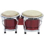 Dimavery bg - 45 bongo 4 + 5 rouge vin - tambours Dimavery bg - 45 bongo 4 + 5 rouge vin - tambours