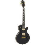 Dimavery lp - 530 e - guitar, noir / or - guitares