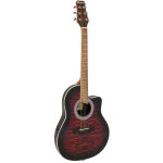 Dimavery rb - 300 dos rond, rouge - guitares acoustiques