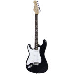 Dimavery st - 203 guitare électrique gauche, noir - guitares Dimavery st - 203 guitare électrique gauche, noir - guitares