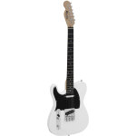 Dimavery tl - 601 e - guitar lh, blanc / prot�ge - micro noir - guitares