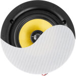Enceinte de plafond � profil bas power dynamics kvcs6 hq 2 voies 6, 5 pouces blanche - haut - parleurs ...