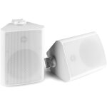 Ensemble de haut - parleurs power dynamics bgo50 in / outdoor 5. 25  120w blanc - haut - parleurs d'installati ...
