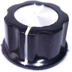 Ersatzteil bouton (potentiom�tre) iso - 23d dj - isolator noir int�rieur argent �=26, 5mm moyen - pi�ces ...