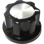 Ersatzteil bouton (potentiomtre) trm - 202mk3 noir intrieur argent =22, 5mm petit - pices de rechange ...