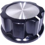 Ersatzteil bouton (potentiomtre) trm - 202mk3 noir intrieur argent  = 33, 5mm large - pices de rechange ...