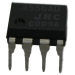 Ersatzteil circuit int�gr� njm 4556 d, amplificateur double, bo�tier dip - 8 - pi�ces de rechange