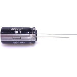 Ersatzteil condensateur 2200�f / 10v elektrolyt radial - pi�ces de rechange