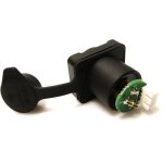 Ersatzteil panel jack xlr 3 - pole + pcb (dmx) ip65 (k3f2c - w - b) - pi�ces de rechange