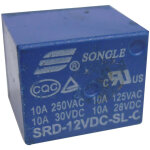 Ersatzteil relais 12v dc mp - 120 (platine netzteil) - pices de rechange