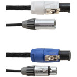 Eurolite combi cable dmx p - con / 3 pin xlr 5m - câbles hybrides Eurolite combi cable dmx p - con / 3 pin xlr 5m - câbles hybrides