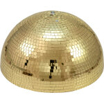 Eurolite demi - boule miroir 50cm or motoris - boules  facettes