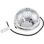 Eurolite half mirror ball 20cm motoris - boules  facettes