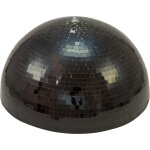 Eurolite half mirror ball 50cm noir motoris - boules  facettes