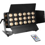 Eurolite led cls - 18 qcl rgb / ww 18x7w - spots � led / projecteurs led