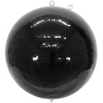 Eurolite mirror ball 100cm noir - boules  facettes