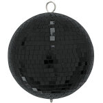 Eurolite mirror ball 20cm noir - boules  facettes
