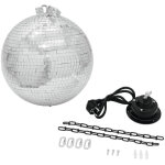 Eurolite mirror ball 30cm, avec moteur md - 1515 - kits complets de boule à facettes Eurolite mirror ball 30cm, avec moteur md - 1515 - kits complets de boule à facettes