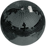 Eurolite mirror ball 30cm noir - boules  facettes
