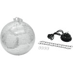 Eurolite mirror ball 40cm avec moteur md - 1515 - kits complets de boule à facettes Eurolite mirror ball 40cm avec moteur md - 1515 - kits complets de boule à facettes