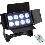 Eurolite multiflood ip 8x10w rgbw wash crmx - spots � led / projecteurs led