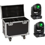 Eurolite set 2x led tmh - b90 + mallette � roulettes - kits