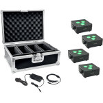 Eurolite set 4x akku ip flat light 3 bk + chargeur + etui - autres projecteurs à led Eurolite set 4x akku ip flat light 3 bk + chargeur + etui - autres projecteurs à led