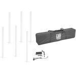 Eurolite set 6x akku led party tube ir + chargeur + soft bag - kits complets