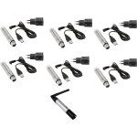 Eurolite set quickdmx 1x émetteur + 6x récepteur akku - logiciels et matériels dmx Eurolite set quickdmx 1x émetteur + 6x récepteur akku - logiciels et matériels dmx