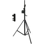 Eurolite set stt - 400 / 85 support de treuil t�v / gs noir + adaptateur stv - 3529 long - tr�pieds � ...