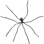 Europalms araign�e g�ante d', halloween, noire, 230 cm - d�coration halloween