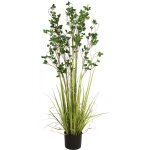 Europalms arbuste à feuilles persistantes avec gazon, plante artificielle, 152cm - herbes Europalms arbuste à feuilles persistantes avec gazon, plante artificielle, 152cm - herbes